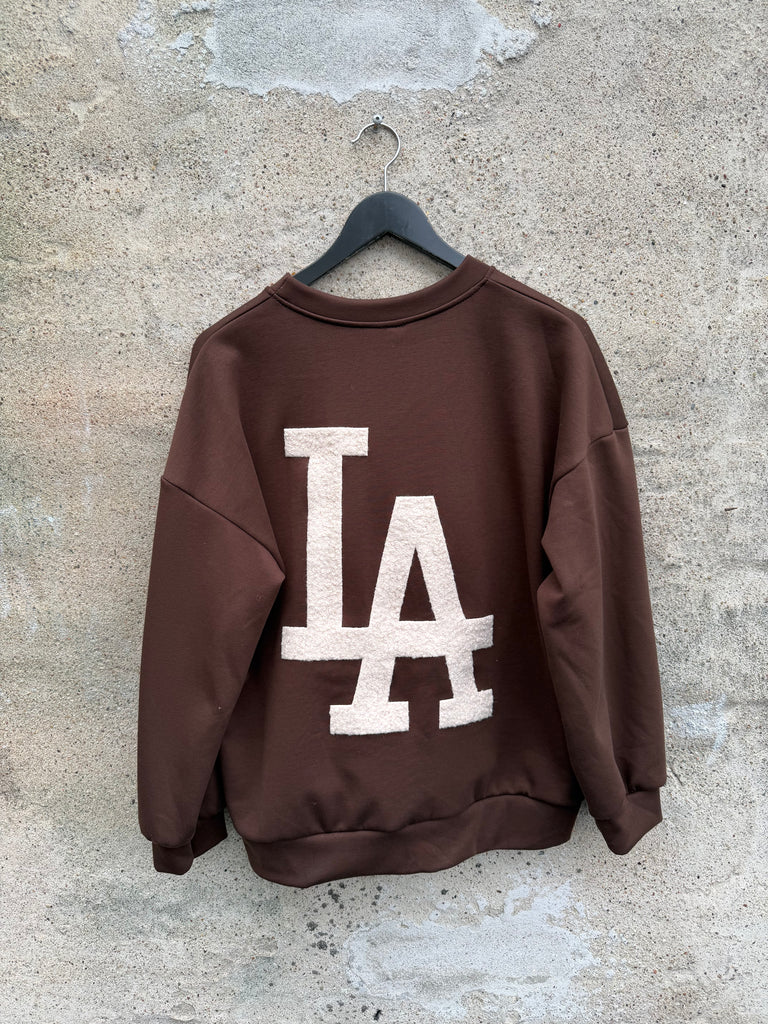 By Engbork LA sweat bluse + buks brown