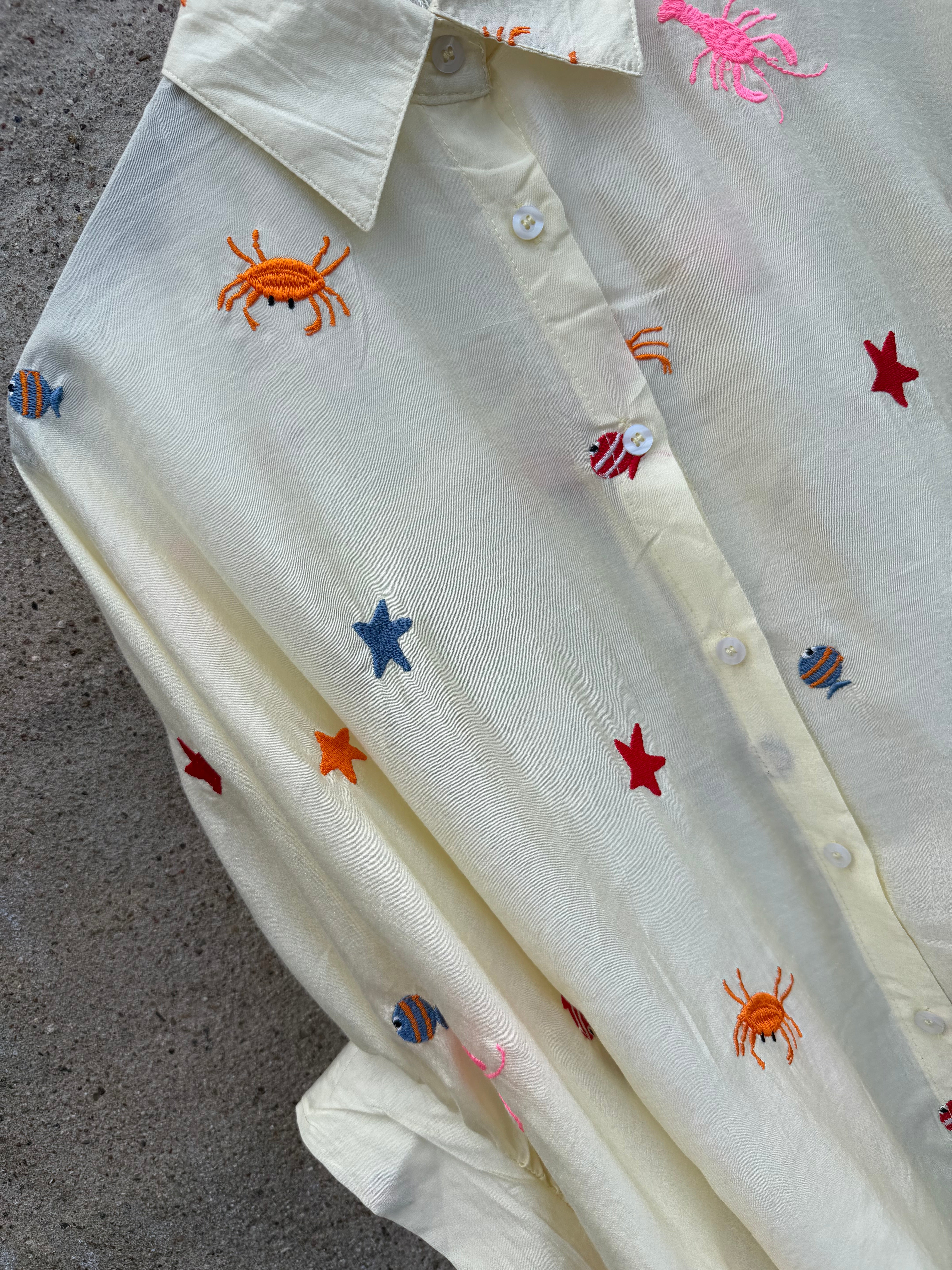 Ocean life 10088 big shirt yellow