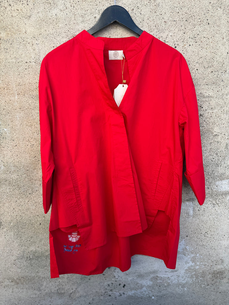WAUW Luna shirt lobster red