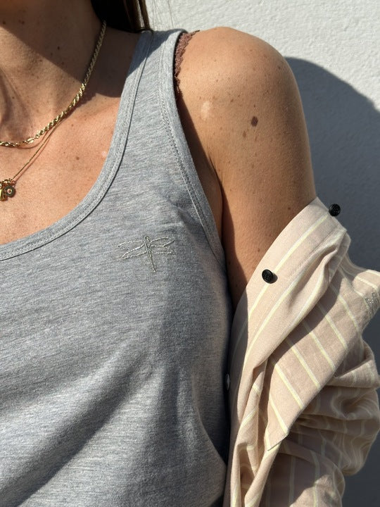 Gaspar 2601301 Osaka tanktop grey