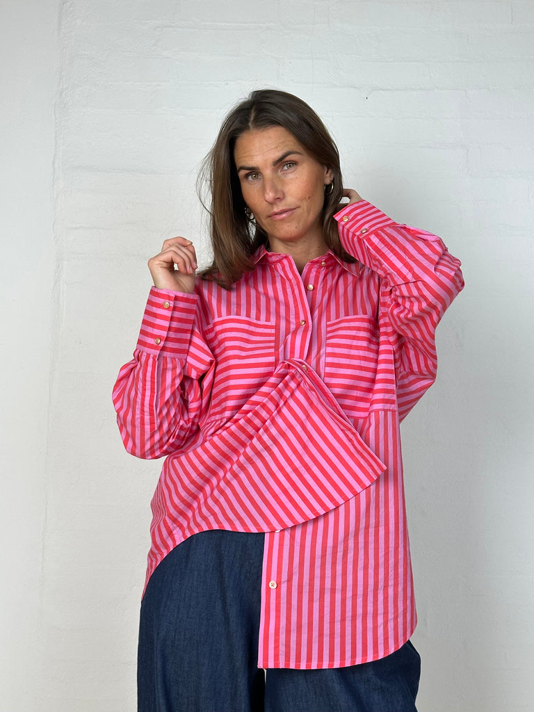 Gaspar 2510341 Copenhagen stripe pink