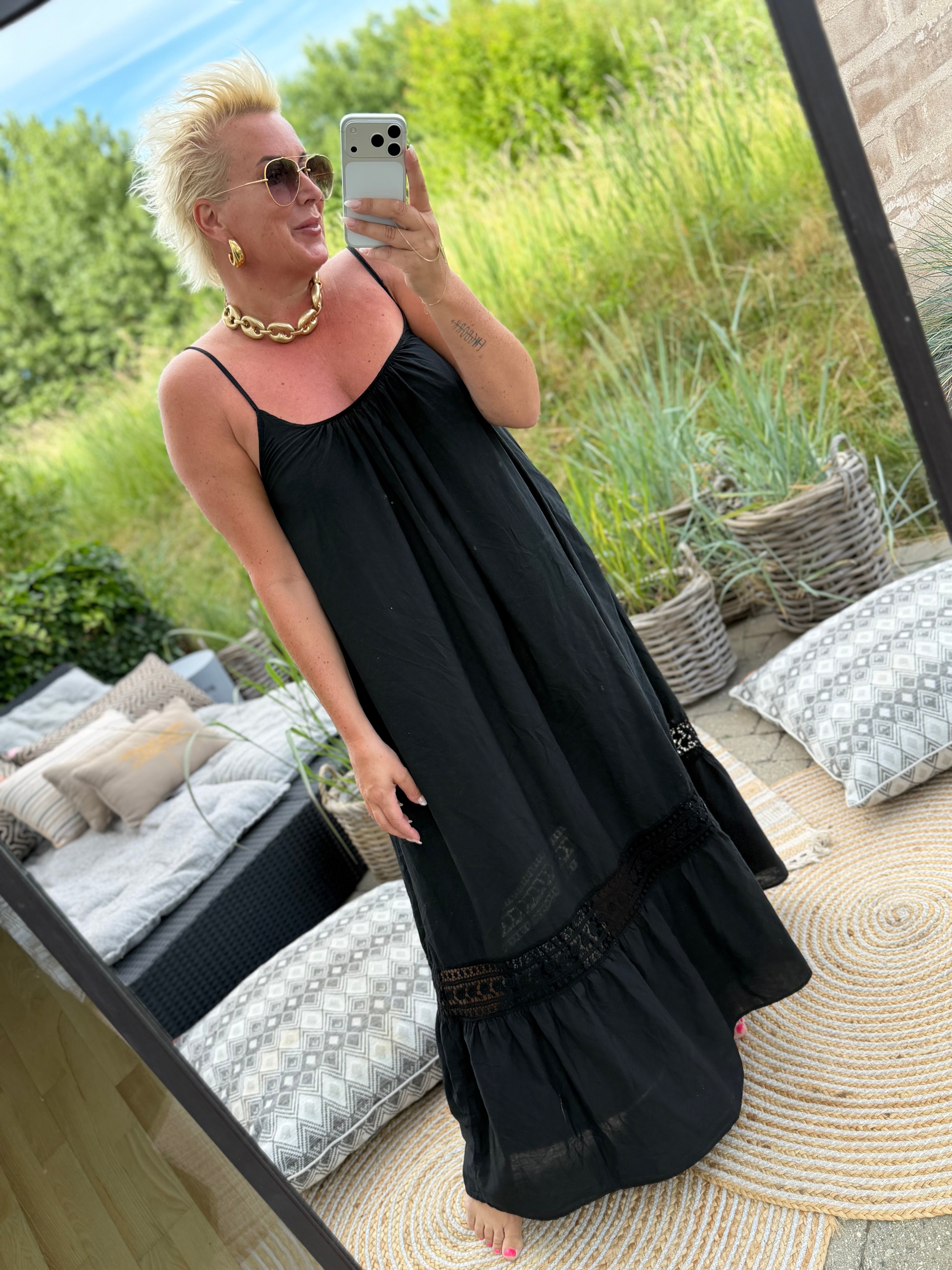 WAUW Elba 10194 strap dress black
