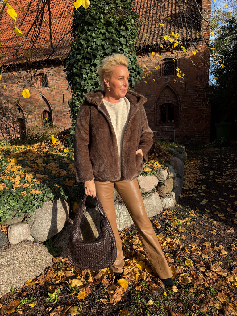 By Engbork Norma faux fur brown