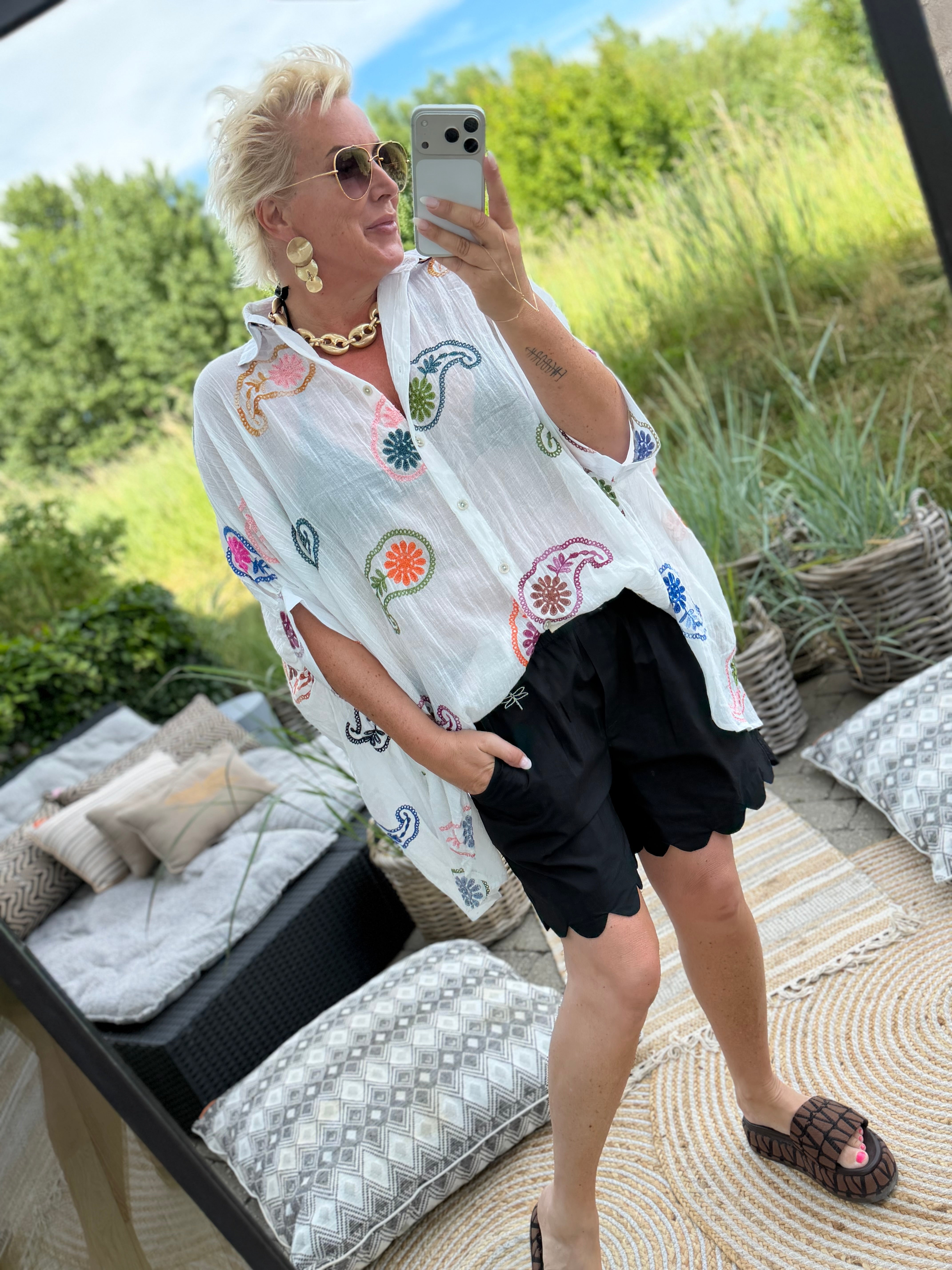 Jasmin 10091 big shirt paisley mix