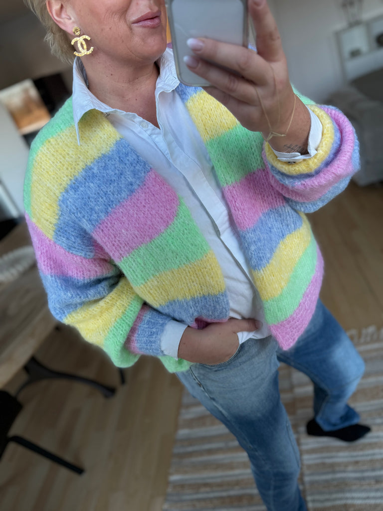 By Engbork Lady cardigan stribe