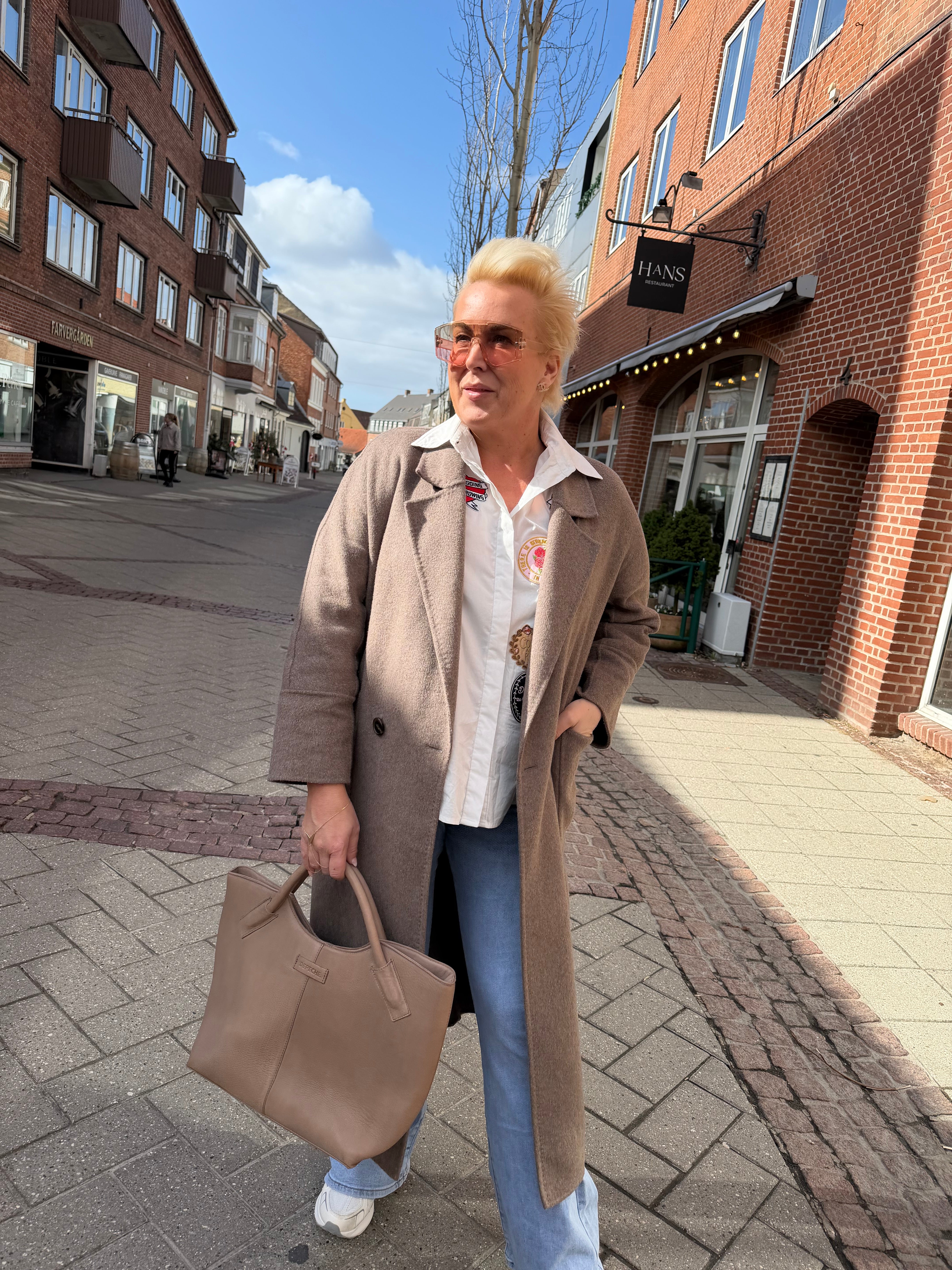 By Engbork Bennedikte coat taupe