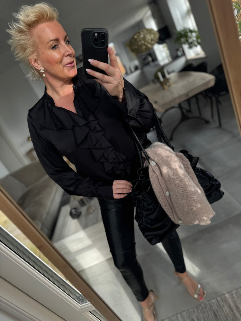 Design By Laerke Princess deluxe shirt black