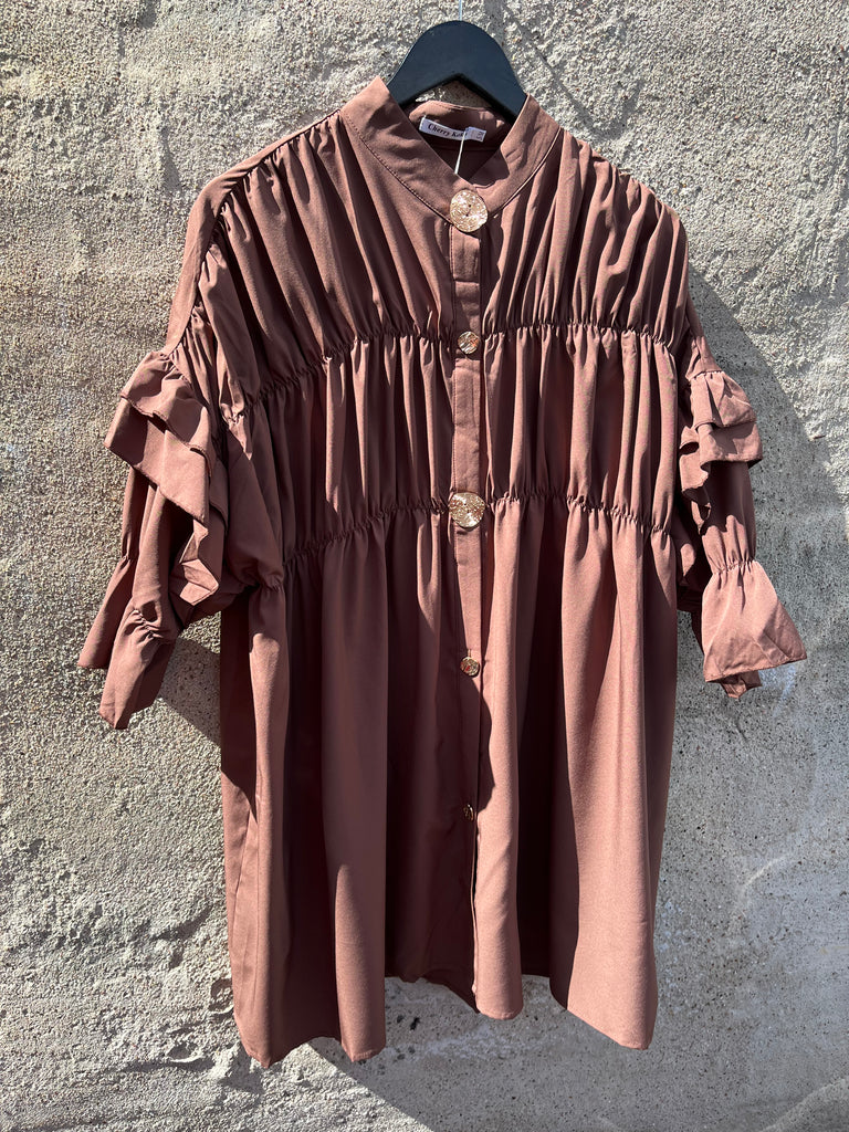 By Engbork Koko 9523 kjole kort chokolade