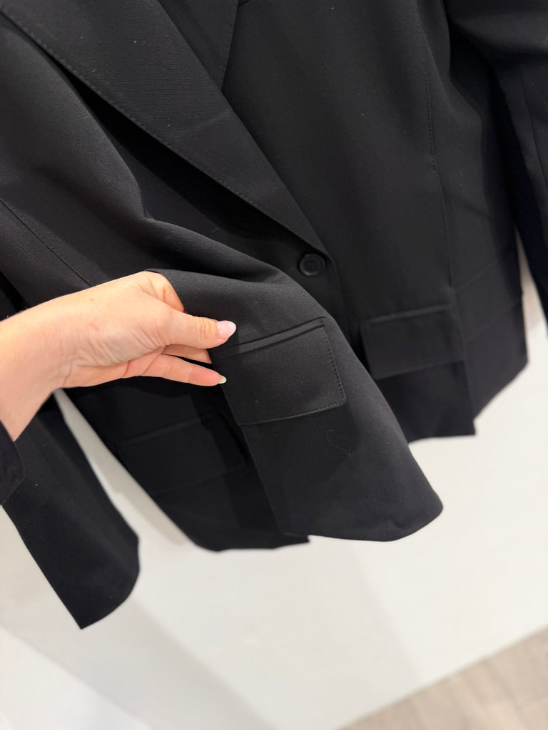 By Engbork Pocket blazer stripe black