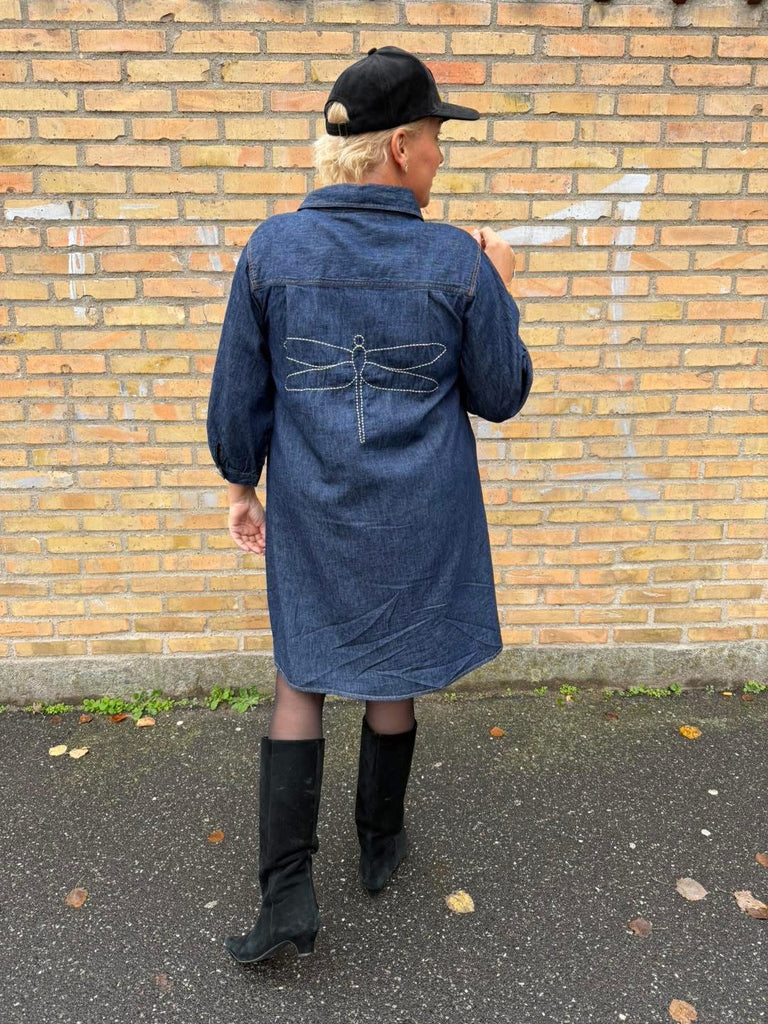 Gaspar 2507720 Rio denim dress dark