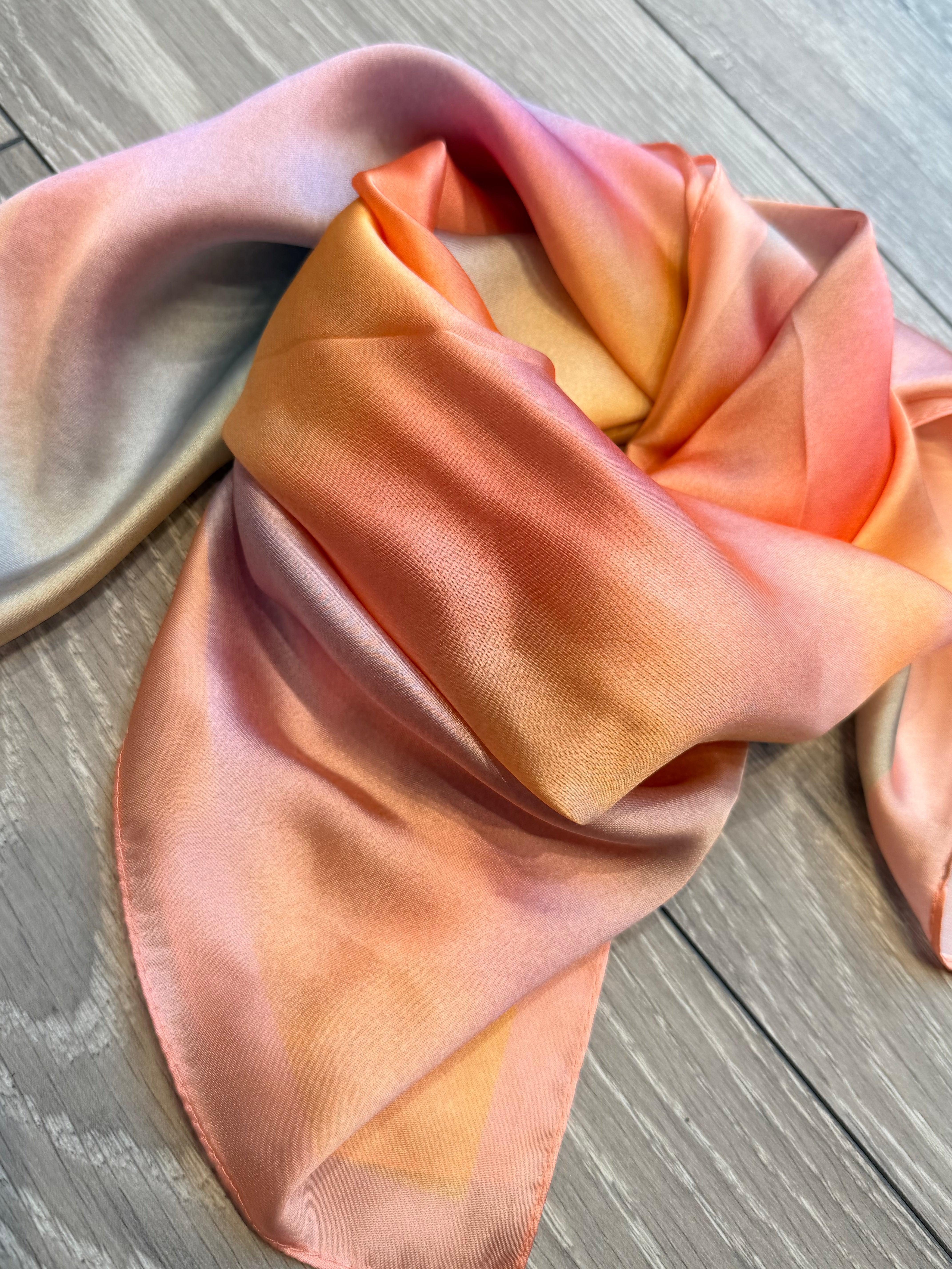 By Engbork tørklæde pink/peach print