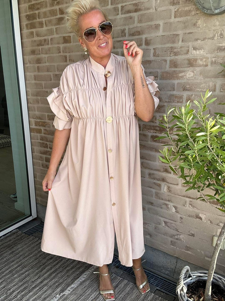 By Engbork Koko 9519 kjole lang beige