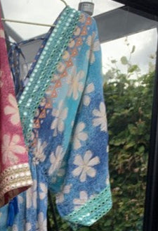 Boho Love B1260 Boho kjole blue