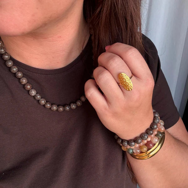 WOLFF jewelry 1235 Jusi bracelet brown