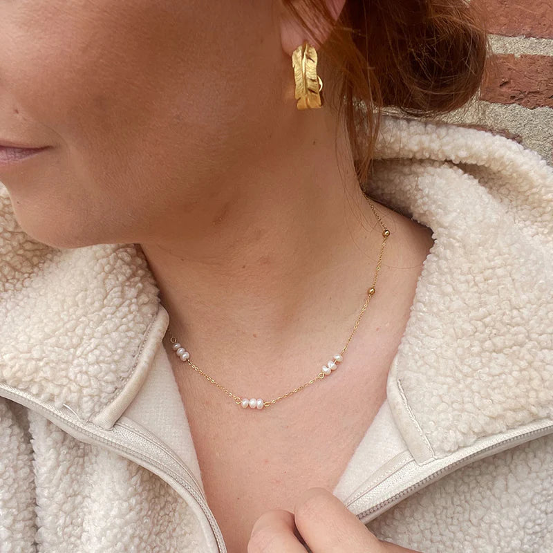 WOLFF jewelry 808 Leafy hoops G