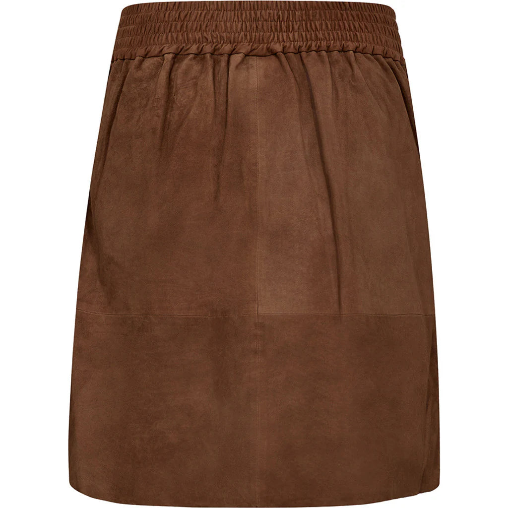 Depeche 51390 Lorina skirt suede wood