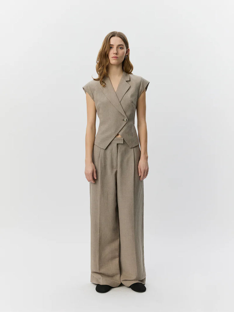 Sofie Schnoor S262235 Majse linen mix cap sleeve blazer