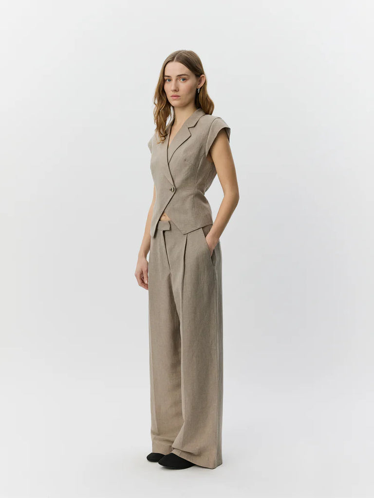 Sofie Schnoor S262235 Majse linen mix cap sleeve blazer