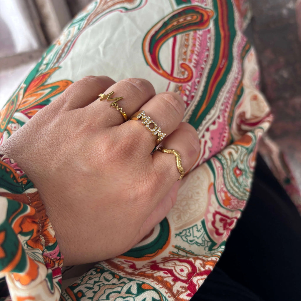 WOLFF jewelry 1256 Rustic wave ring G