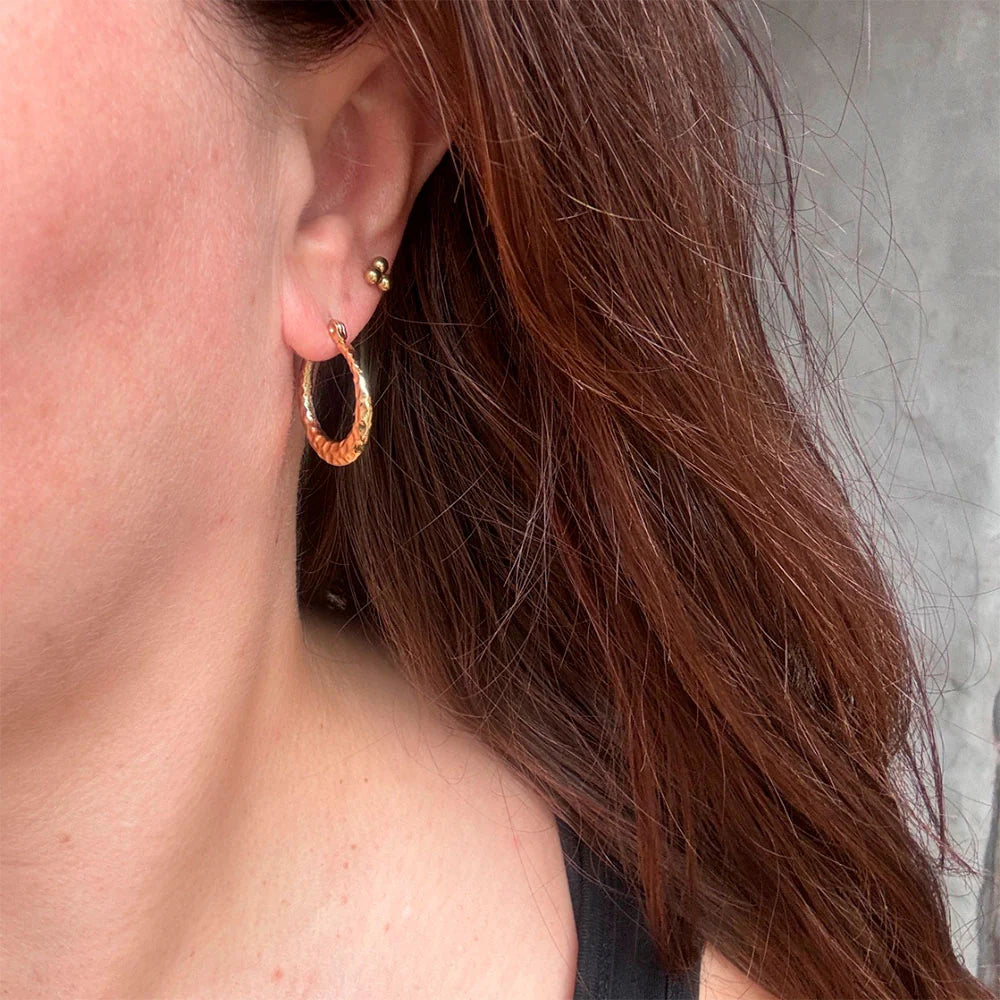 WOLFF jewelry 1162 Rusty big hoops G