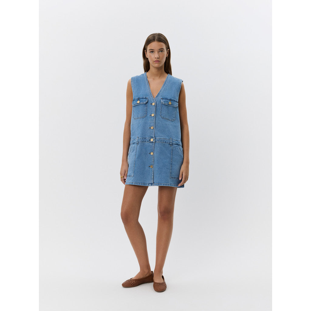 Sofie Schnoor S252186 Albertine dress denim