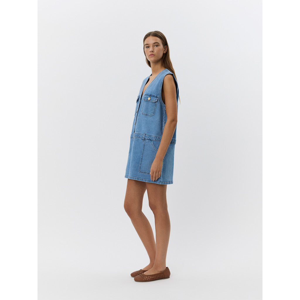 Sofie Schnoor S252186 Albertine dress denim
