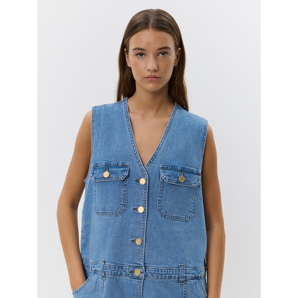 Sofie Schnoor S252186 Albertine dress denim