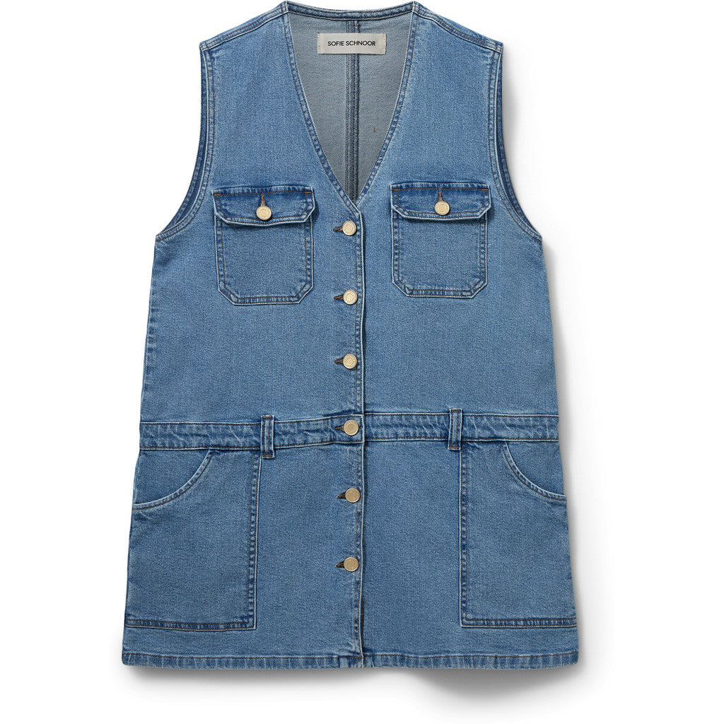Sofie Schnoor S252186 Albertine dress denim