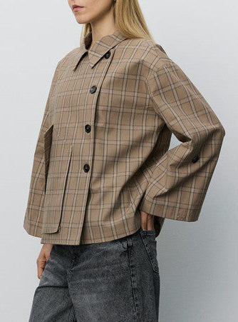 Sofie Schnoor SNOS767 Agatha check jacket light brown