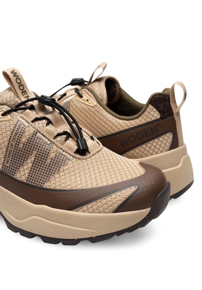 Woden WL206-852 Selma waterproof sneaker coffee cream