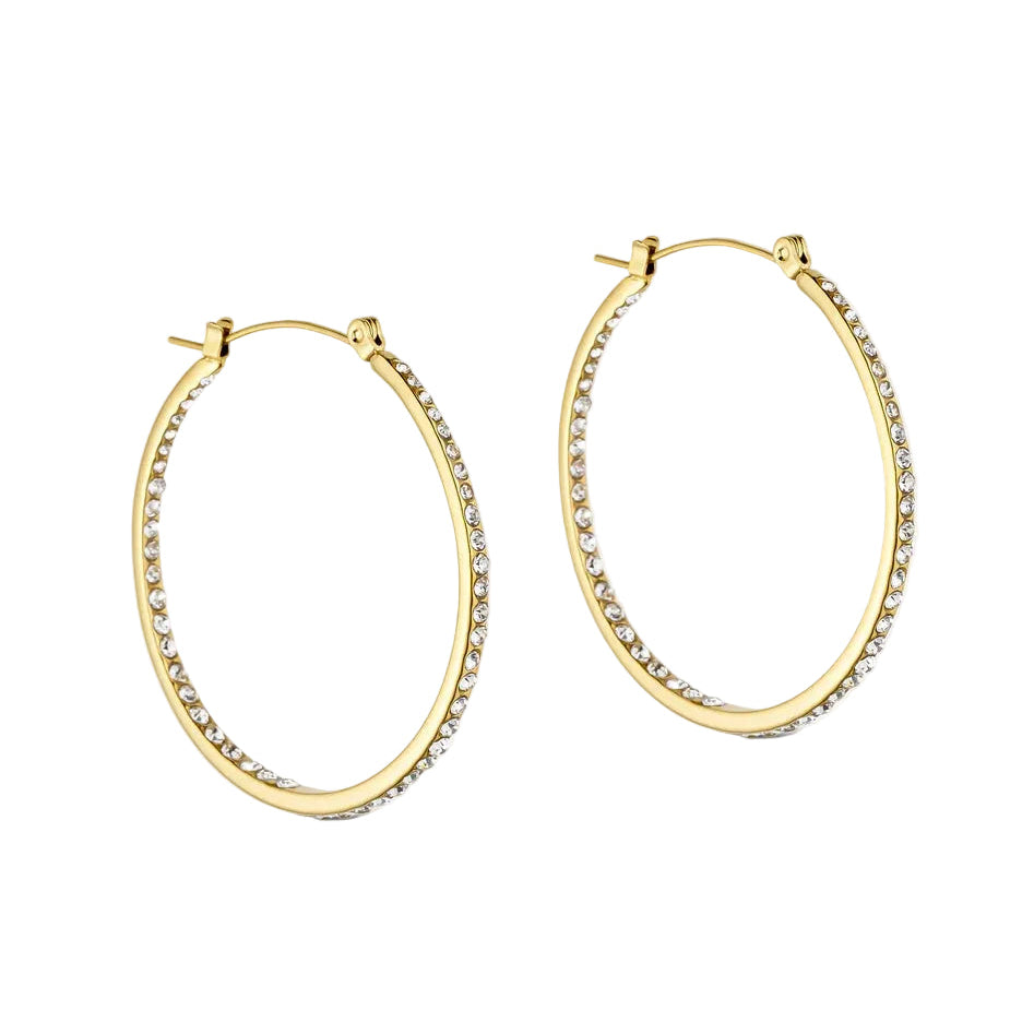 WOLFF jewelry 1238 Tara hoops zirkonia G