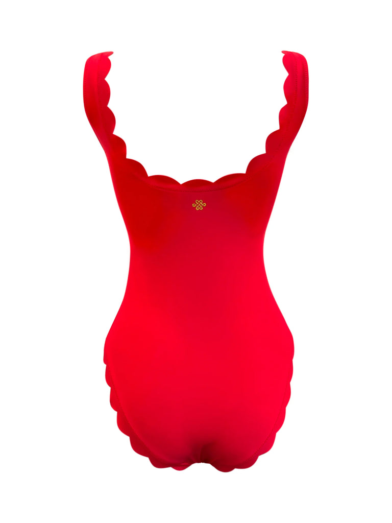 Kaanda swim suit tank red