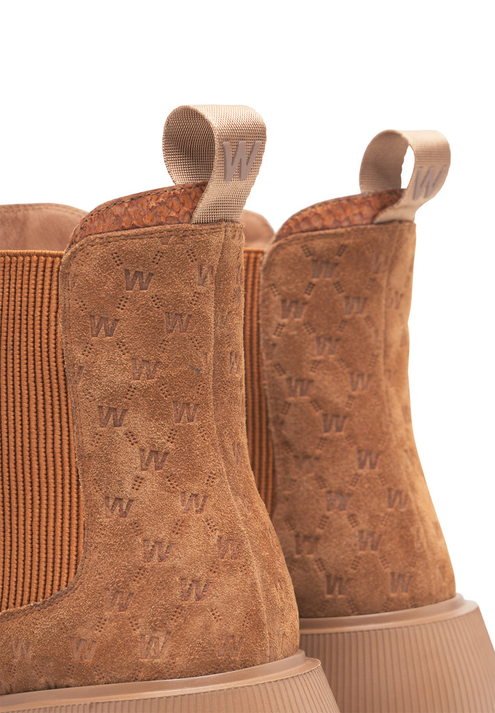 Woden WS194 Aya warm boots caramel