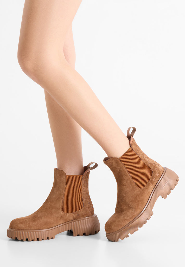 Woden WS194 Aya warm boots caramel