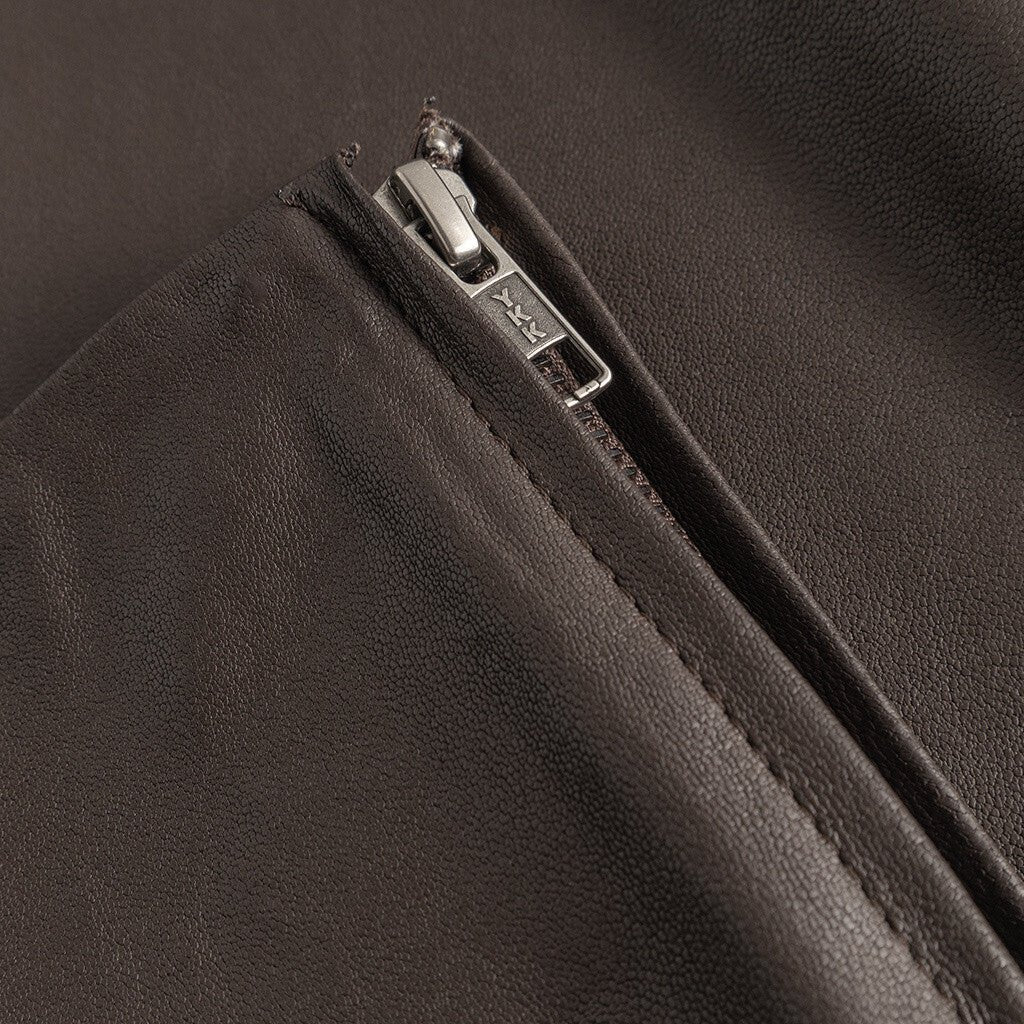 Depeche 50896 Ava pants flare leather chocolate