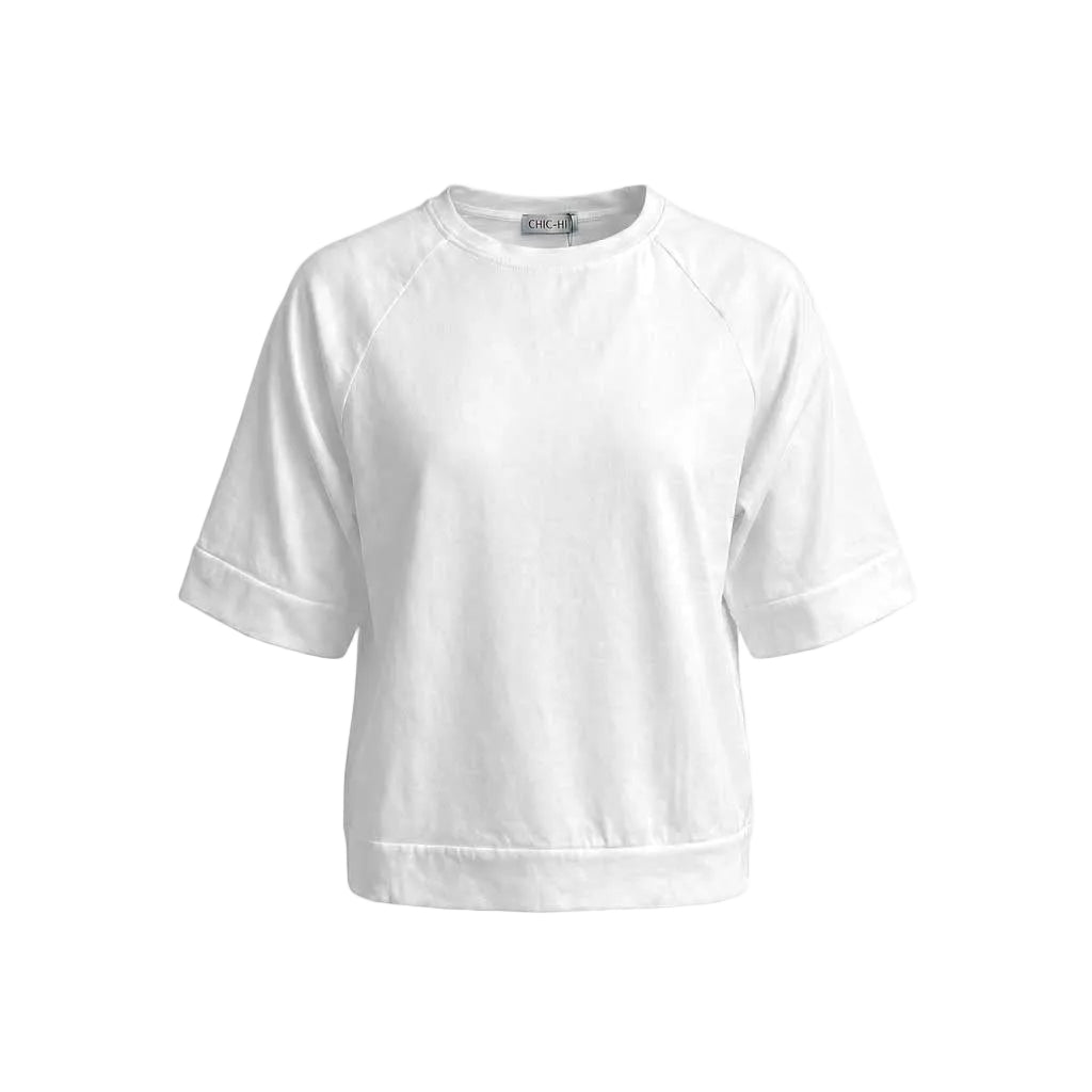 OM-HU Barni 12327 Tee bluse white