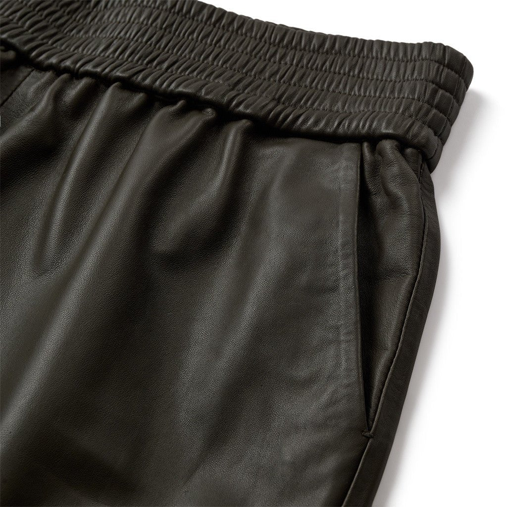 Depeche 50646 Belle leather pants dark khaki