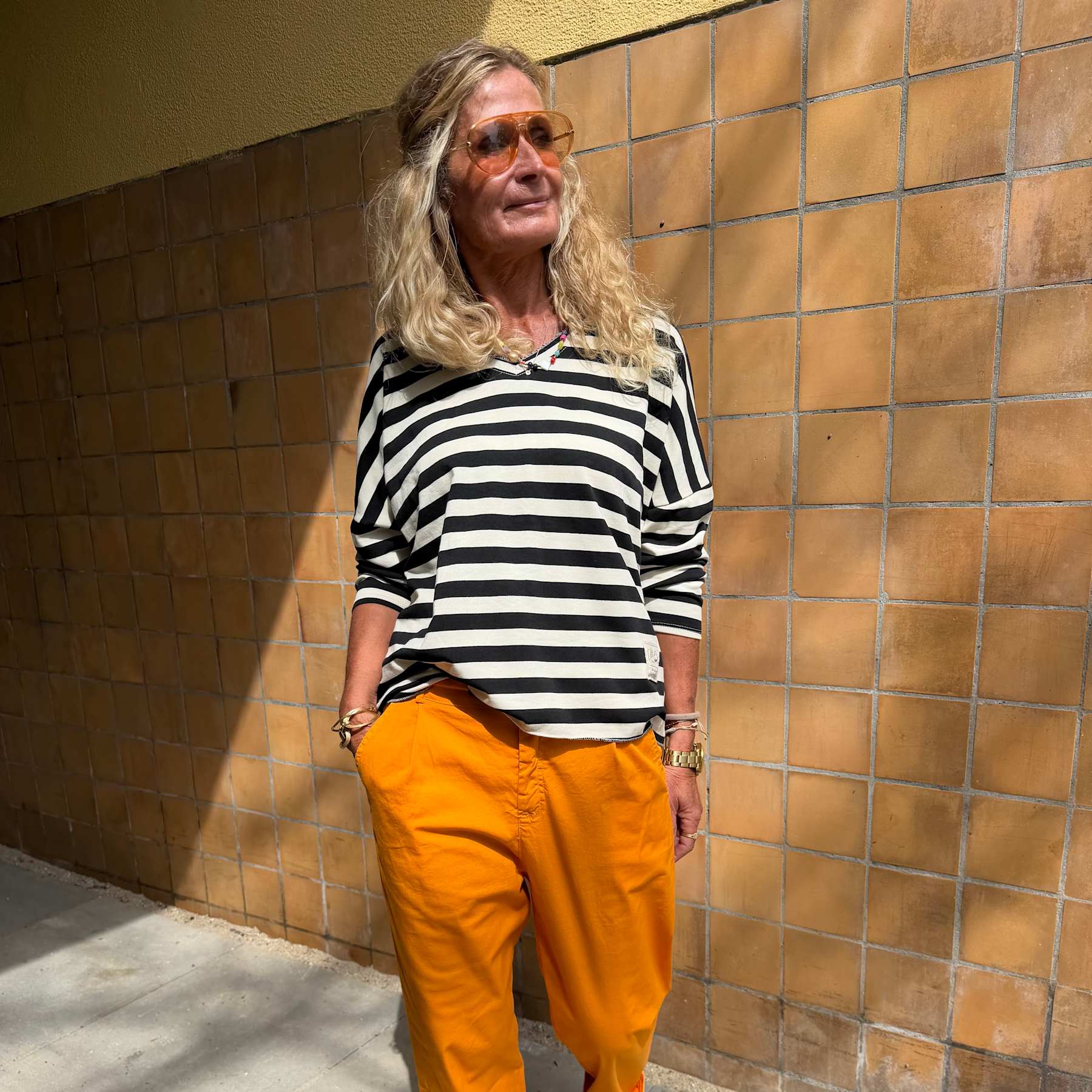 CABANA Living 3497 Garda blouse stripe black