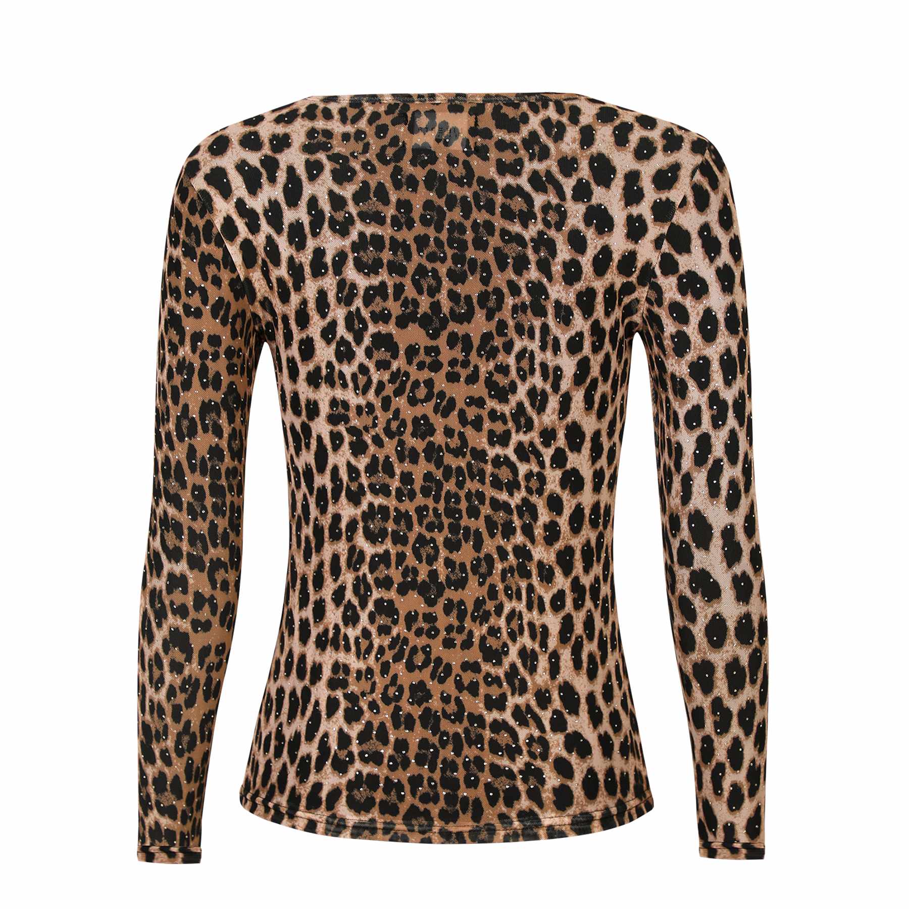 Liberte 22134 mesh T-shirt LS lux leo diamond