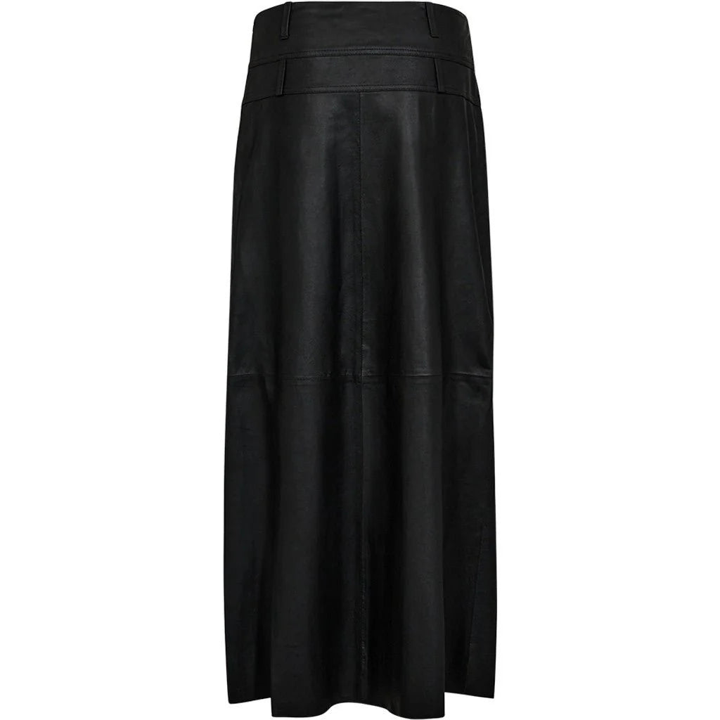 Depeche 51256 Clara maxi skirt leather black