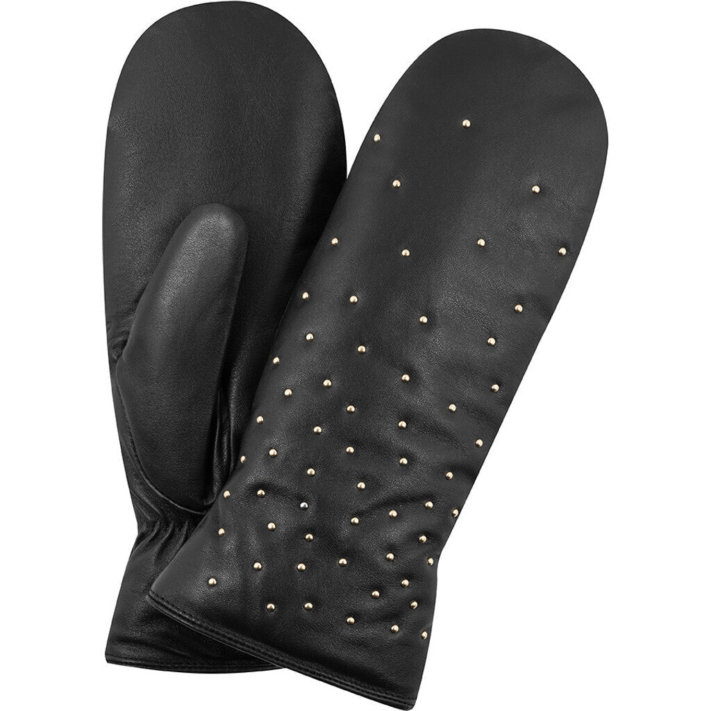 Depeche 16002 mittens micro studs black