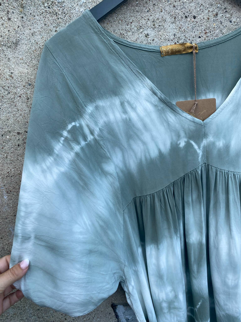 Boho Love B1251 Batik kjole Olive