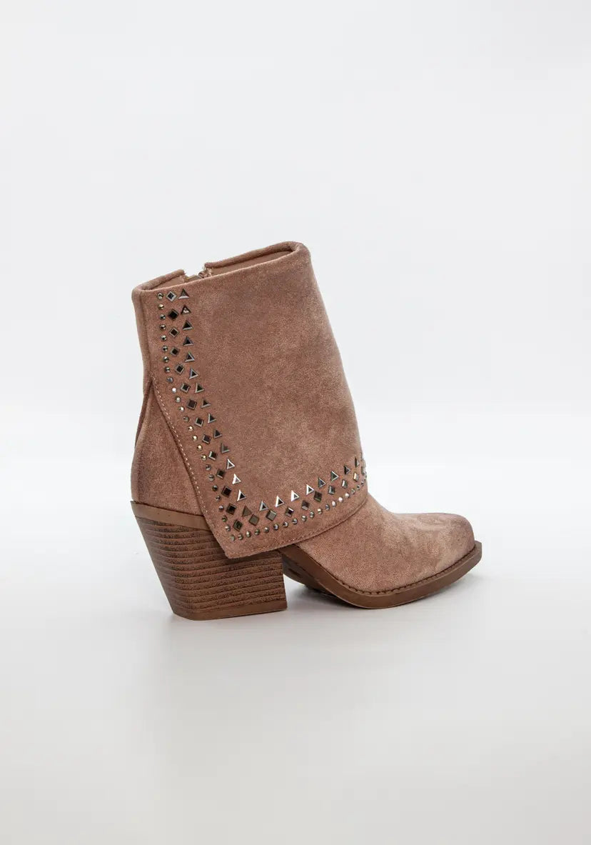 Duffy 94-26932 short boots beige