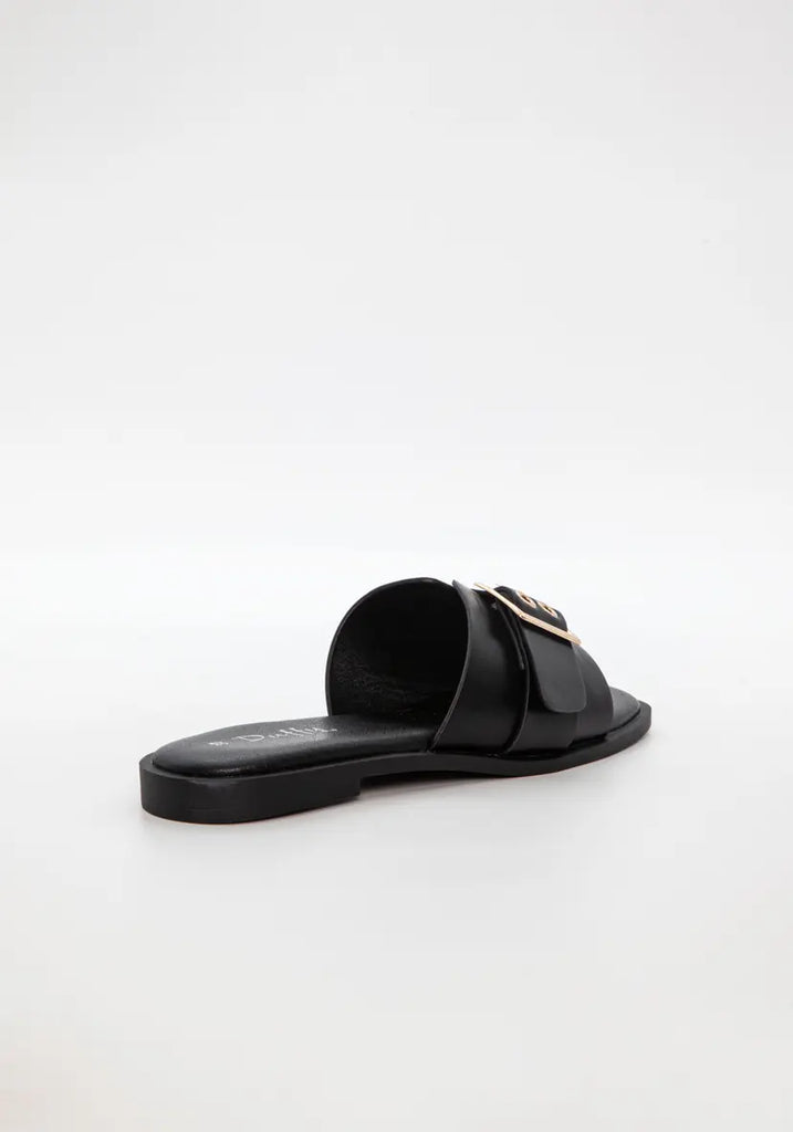 Duffy 9721358 Sciabani uno slip in black