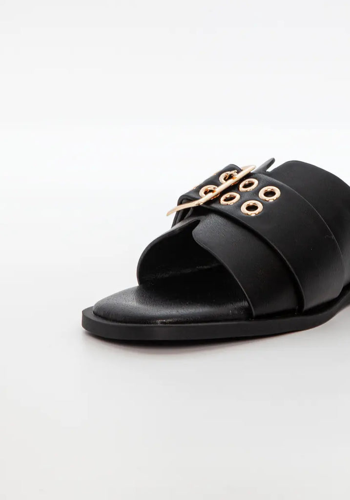 Duffy 9721358 Sciabani uno slip in black