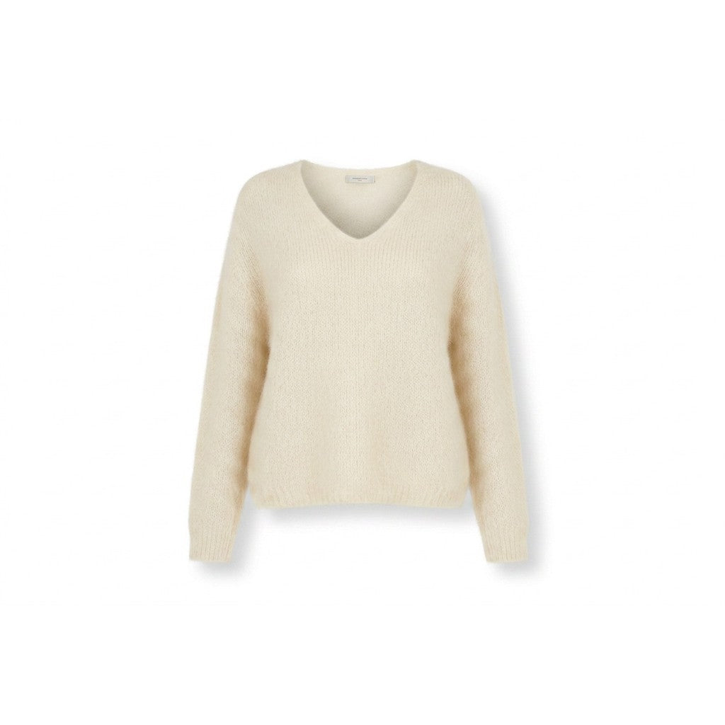 OM-HU 2616 Mona mohair knit offwhite