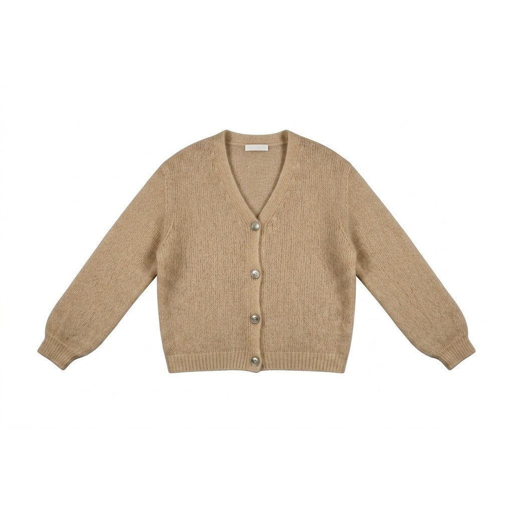 OM-HU 2617 Monsa mohair cardigan beige