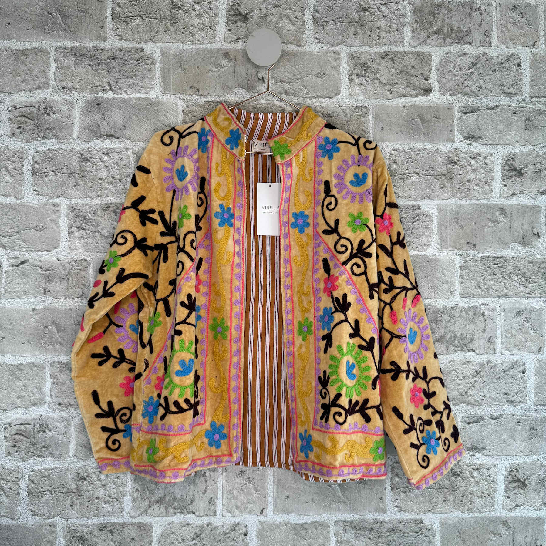CABANA Living bloom jacket short mustard