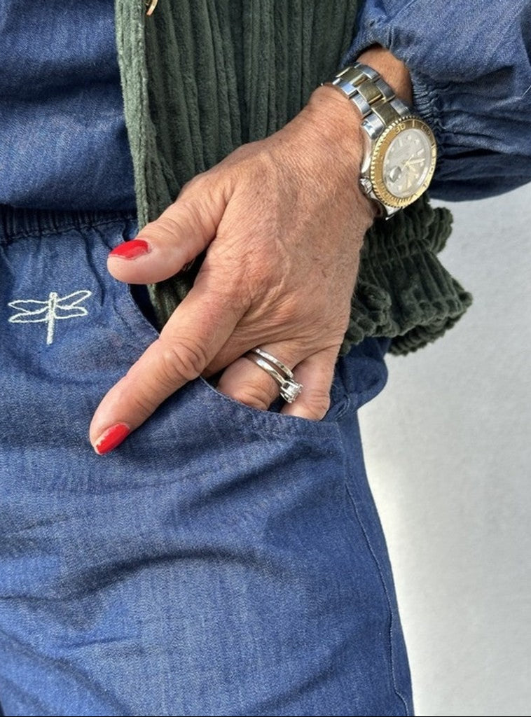 Gaspar 2501931 Honolulu bukser sporty denim