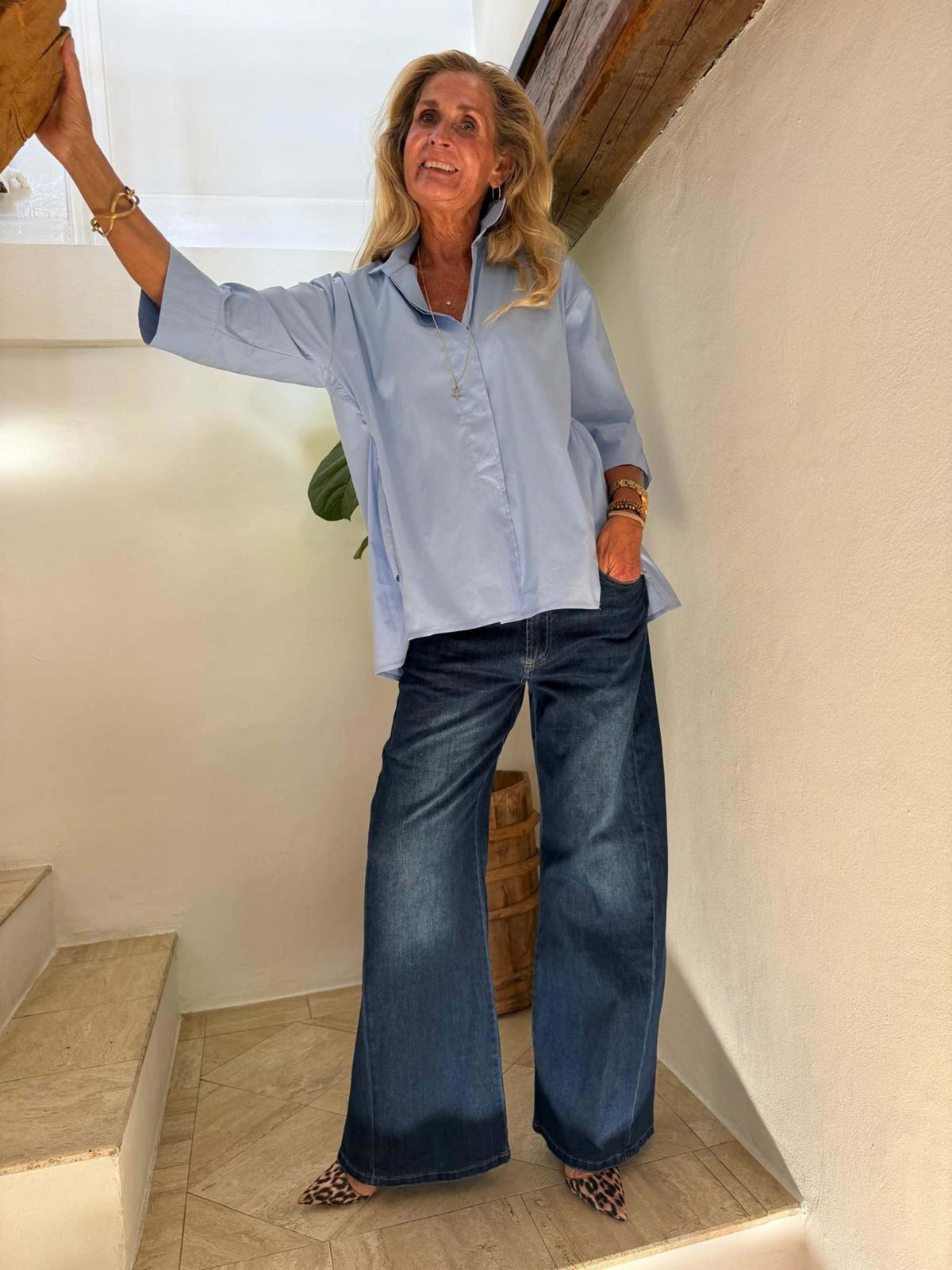 CABANA Living C2059 Hally shirt light blue